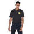 thumbnail image 2 of Steven Universe Pearl Star Cotton Polo Shirt, Black, X-Large, 2 of 6