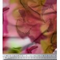 thumbnail image 3 of oneOone Viscose Chiffon Fabric Texture Panel Printed Fabric 1 Yard 42 Inch Wide, 3 of 3