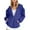 A01_Blue, variant on Womens Jacquard Varsity Jackets Open Front Full-Zip Jackets Polar Soft Fleece Cardigan Relaxed Fit Blazer Comfy Fall Wind Resistant Windbreaker Sweater Jacket