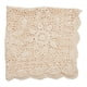 thumbnail image 2 of Mantel cuadrado de encaje de ganchillo con diseño floral, resistente al polvo, ideal para mesas de comedor, mesas de centro, libros y escritorios, color blanco., 2 of 8