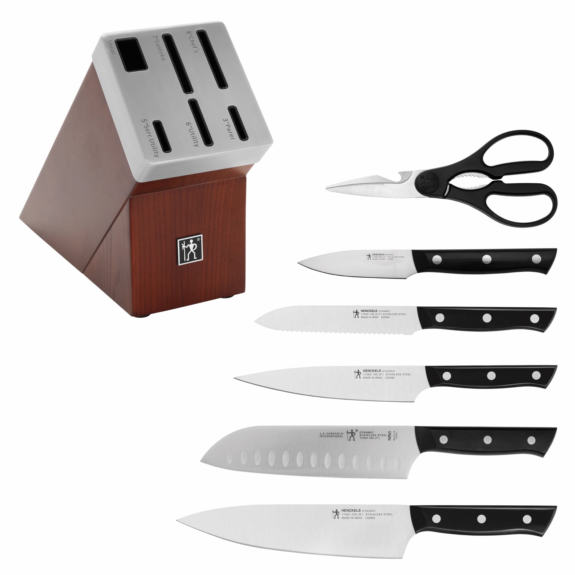 Henckels Dynamic 7-pc Self-Sharpening Knife Block Set