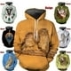 thumbnail image 2 of Nuevas sudaderas con capucha con estampado 3D de búhos y animales para hombre, sudaderas con capucha de moda Y2k, sudadera de hip hop, jersey Harajuku, ropa para mujer, 2 of 5