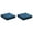 Blue, variant on 2Pcs Woven Fabric Chair Cushion, Square Memory Foam Comfortable Chair Pad, Density Memory Sponge Non-Slip Washable Seat Cushion for Kitchen Office Home Patio Garden Couch Sofa Indoor Outdoor