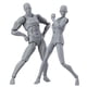 thumbnail image 3 of Modelos de figuras de acción móviles, Maniquíes articulados Maniquíes articulados de cuerpo humano Modelos de cuerpo humano de PVC Salida de alta intensidad, 3 of 5