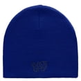 thumbnail image 5 of Back Off Saying Embroidered Short Beanie - Royal OSFM, 5 of 5
