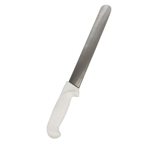 Crestware Slicer Knife,10 in Blade,White Handle KN50