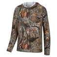 thumbnail image 4 of BASSDSASH Men's UPF 50+ Lightweight Hunting Camo Hoodie Quick Dry Performance Long Sleeve Fishing Shirt with Hood FS30M, 4 of 6