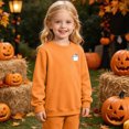 thumbnail image 5 of CAUYDY Toddler Halloween Sweatshirt Girl Boy Ghost Pullover Crewneck Long Sleeve Shirt Cute Spooky Season Tops,, 5 of 9