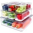 thumbnail image 1 of Set de 10 Organizadores de almacenamiento de alimentos Brandtrendy Libres de BPA, 1 of 7