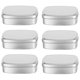 thumbnail image 1 of 6 piezas de metal rectangular caja de almacenamiento vacío cajas de jabón de jabón de aluminio cajas de almacenamiento de metal con tapas, 1 of 6