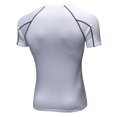 thumbnail image 2 of Camisa Pack de 3 camisetas de manga corta para hombre de secado rápido para correr fitness entrenamiento atlético camiseta camiseta básica, 2 of 7