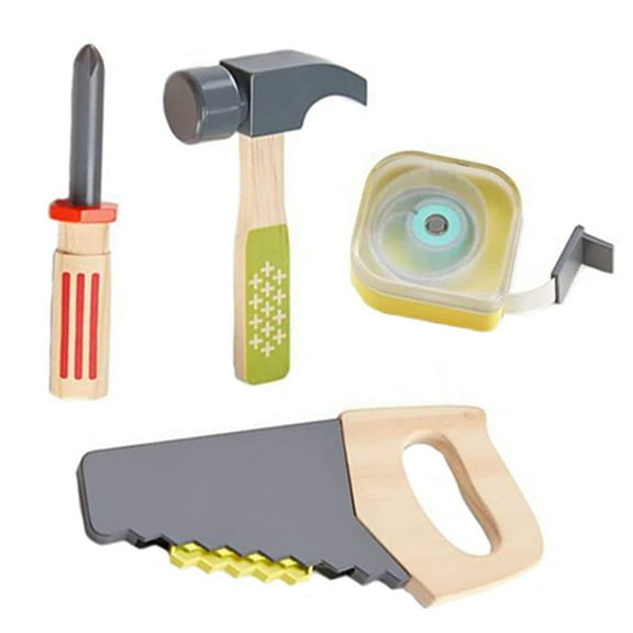 Replacement Parts for Fisher-Price DIY Tool Belt - GGT60 ~ Replacement Pretend Hammer, Screwdriver, Tape Measure and Saw