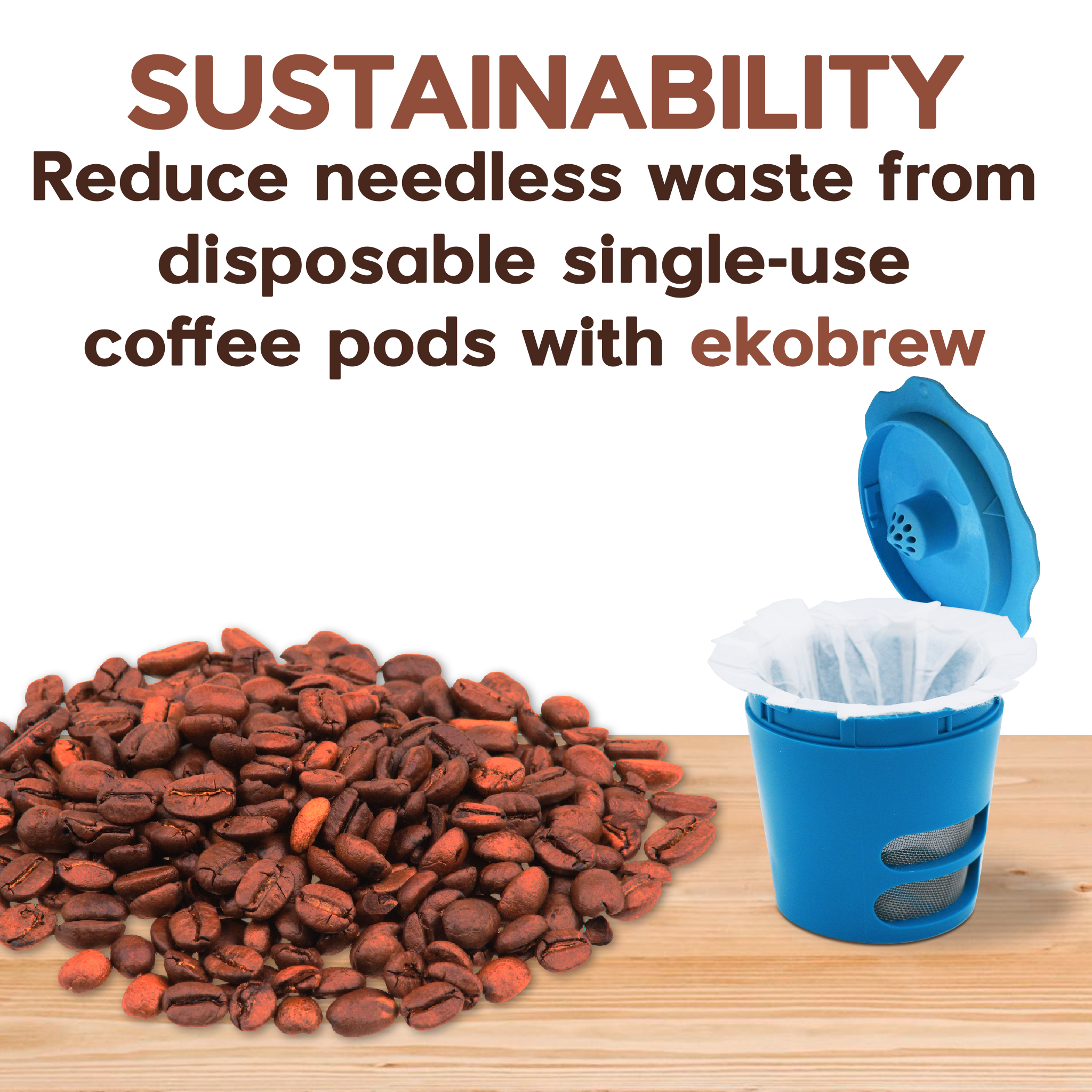 Ekobrew Paper Filters, 100 Ct