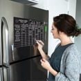 thumbnail image 1 of Magnetic Black Dry Erase Chore Chart For Multiple Kids And Adults: Fridge 17x12" - Responsibility Rewards Black Board For Toddlers Or Teenagers Zfu, 1 of 3