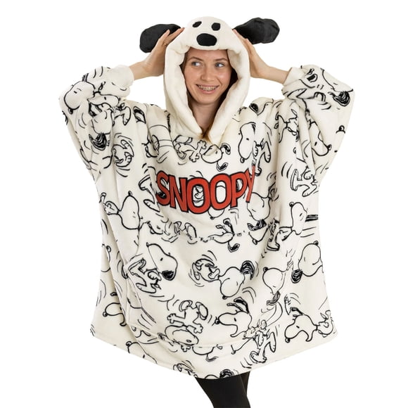 Peanuts Womens Snoopy Blanket Hoodie