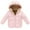 Light Pink, variant on Staki Kids Boy's Winter Coat Fleece Lined Waterproof Jacket Puffy Cotton Coat Thick Hooded Down Outdoor Coats Boys Puffer Coat(Pink,5-6 Years)