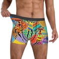 thumbnail image 2 of Kdxio Men's Boxer Briefs with Dancing African Womans Print - Comfortable and Breathable Underwear for Everyday Wear, 2 of 7