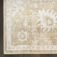 thumbnail image 5 of Nourison Astra Machine Washable 6'7" x 9' Ivory Gold Vintage Indoor Rug, 5 of 9
