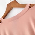 thumbnail image 7 of Women's Loose Fit V Neck Short Sleeve Comfy Regular Tank Tops Summer Casual Soft Lightweight T-Shirt Tee | CSEONE,Pink L, 7 of 7