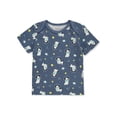 thumbnail image 2 of Hanes Baby Boys' 4-Pack Lap Shoulder T-Shirt - blue/navy, 18 - 24 months (Infant), 2 of 3