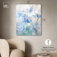 thumbnail image 4 of Dreaming in Blue Acrylic Print Floral Art by Art Remedy, Ready to Hang, 30 x 36, 4 of 6