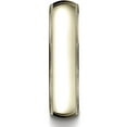 thumbnail image 2 of Mens 14K Yellow Gold, 6mm Slim Profile Comfort-Fit Wedding Band with Milgrain (sz 12.5), 2 of 3