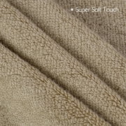 JML Bath Towel Sets, 2 Piece Bamboo Towels, Ultra Soft Touch and Absorbent Towels 27 x 55 inches (Tan)