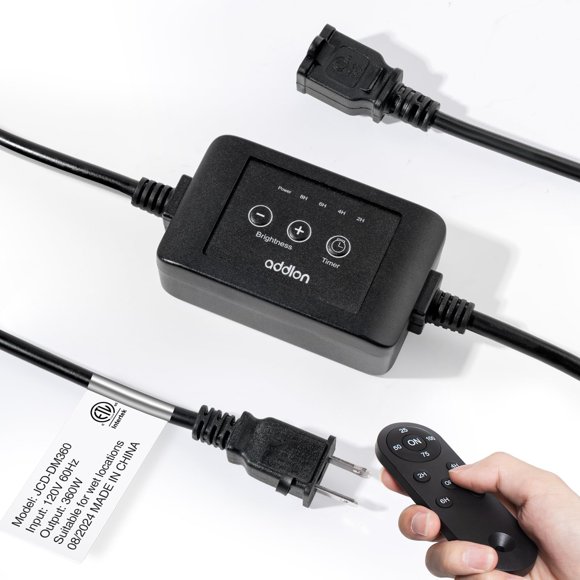 Complemento de atenuación para guirnalda de luces exteriores de 300 W con mando a distancia