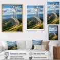 Designart "Viaduct Bridge Sunrise in Italy with Blue Tones III