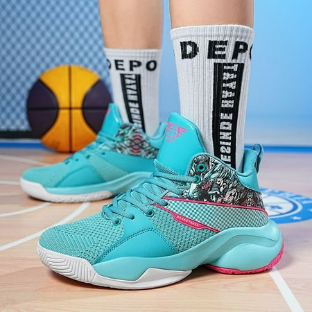 

Breathable Basketball Shoes Lightweight Mid Top Basketball Sneakers Women s Active Sports Footwear