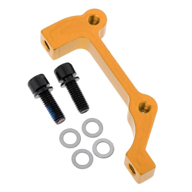 Ruiboury Bicycle Bike Disc Brake Mount Adaptor Caliper for PM IS to Gold Front 1Set