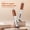Silver, US standard, variant on CNV Effortless Volumizing Round Brush with 10 Digital Heat Levels, Ceramic Tourmaline Thermal Comb for Root Lift and Natural Bouncy Waves, Rapid PTC Heating Styler