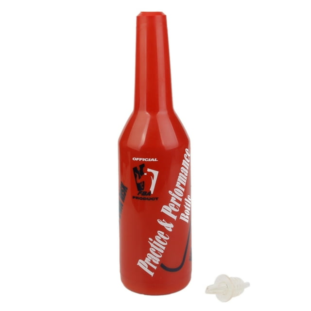 Bartender Flair Practice Bar Botella Coctelera - 8.Dia X 29.H cm, Rojo, Fácil Sunnimix Botella de barra de práctica