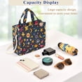 thumbnail image 5 of FORMRS Womens Corduroy Tote Bag Crossbody Shoulder Handbag with Pocket, Small Space Pattern, 5 of 7
