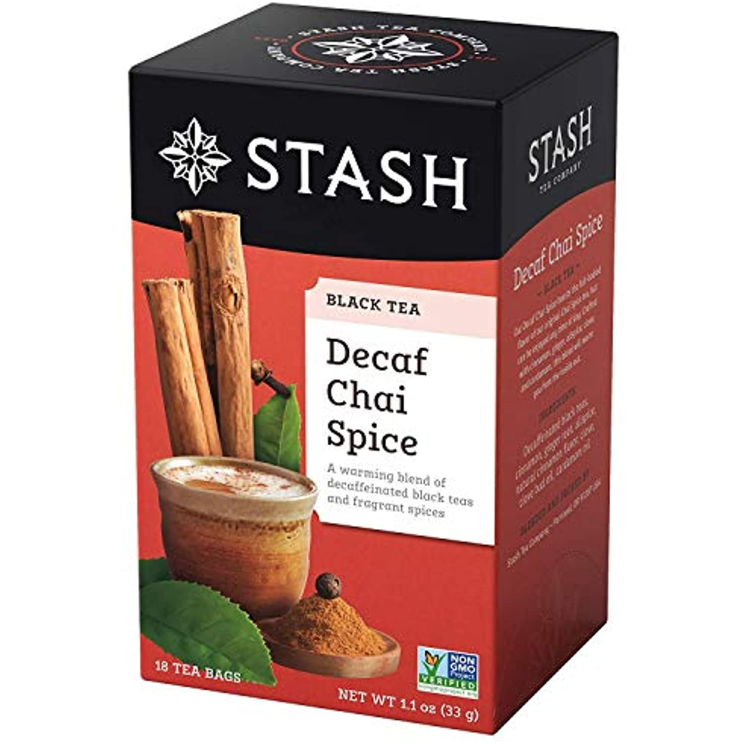 Stash Decaf Chai Spice Tea, Tea , 18 Ct