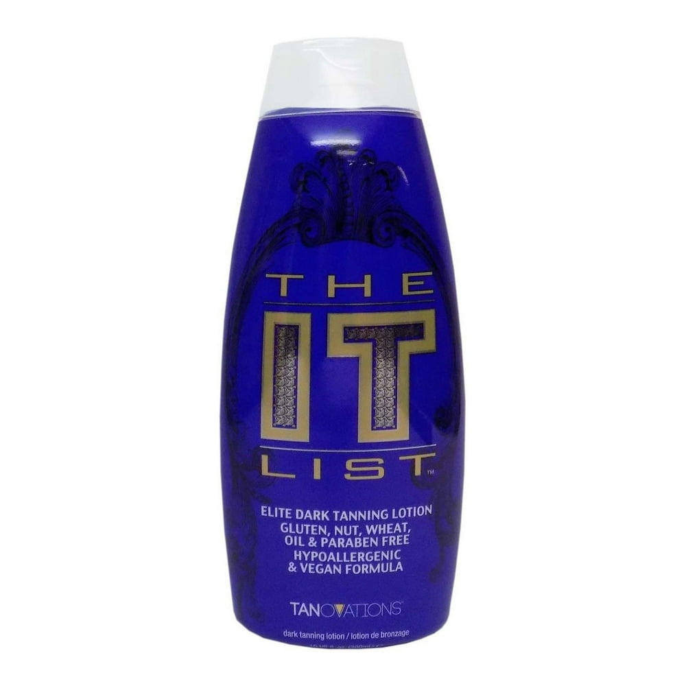 The It List Hypoallergenic and Vegan Gluten Free Indoor Outdoor Tanning
