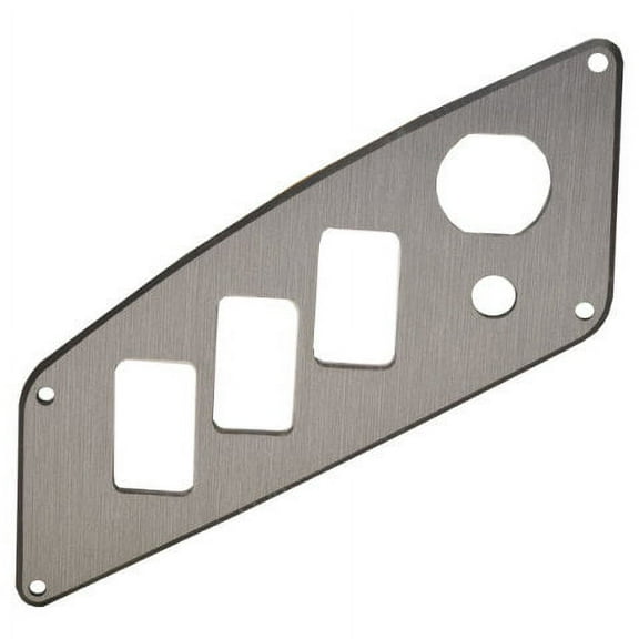 Larson Boats Ignition Panel Blank 2262-0212 | 8 1/8 x 2 7/8 Inch Grey
