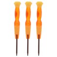 thumbnail image 1 of Shisuyan Screwdriver Triangle Head Screwdriver Yellow For Technicians 3Pcs, 1 of 8