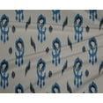 thumbnail image 4 of oneOone Tissu Polyester Lycra Imprimé Ikat Paisley au Mètre 56 Pouces de Large, 4 of 4