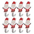 thumbnail image 3 of 8pcs Stainless Steel NailFree Bathroom Hook Kitchen Tool Storage Santa Claus Adhesive Hook, 3 of 5