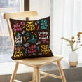 thumbnail image 5 of LALILO Throw Pillow Covers Lettering And Modern Brush Calligraphy Cushion Cover 18" x 18", 2 Pack, 5 of 6