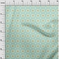 thumbnail image 3 of oneOone Polyester Lycra Mint Green Fabric Asian Ikat Craft Projects Decor Fabric Printed By The Yard 56 Inch Wide, 3 of 4