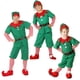 thumbnail image 2 of Disfraz familiar de elfo navideño, traje de juego de rol, disfraz de Papá Noel verde, disfraz de fiesta elegante de Halloween para hombres, mujeres, niñas y niños, 2 of 5