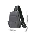 thumbnail image 4 of Xihbxyly Bolso Bandolera de Nailon, Mochila de Seguridad Oculta, Bolso Ligero para Exteriores, Diseño Antirrobo, Accesorio Esencial para El Día a Día de Hombres y Mujeres, Soporte para Tableta, Corre, 4 of 7