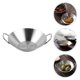 thumbnail image 3 of Plato para salsa de acero inoxidable Bandeja para condimentos con asa lateral doble Plato para kimchi HOMEMAXS 13333779-MX, 3 of 6