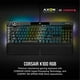 thumbnail image 2 of Teclado Gamer Corsair  K100 Mecánico Iluminación RGB -Gris, 2 of 2