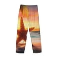 thumbnail image 5 of Balery Men'S Starfish Sunset Sea Beach Pants,Sleepwear Pants,Pajama Pants,Pj Bottoms Drawstring And Pockets-Large, 5 of 9