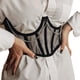 thumbnail image 2 of Corsé de mujer Cinturón Cadena de cintura con cordones Overbust Underbust Negro L Colcomx Cadena de cinturón de corsé, 2 of 8