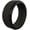 Black, variant on Step Edge Men's Silicone Ring - Breathable & Durable Wedding Silicone Bands - Men Dark Grey Crosshatch Q2X Ring Size 13
