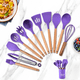 thumbnail image 4 of Juego de utensilios de cocina, utensilios de cocina de silicona antiadherente, juego de utensilios de cocina resistentes al calor Vhermosa Utensilios de Cocina, 4 of 6